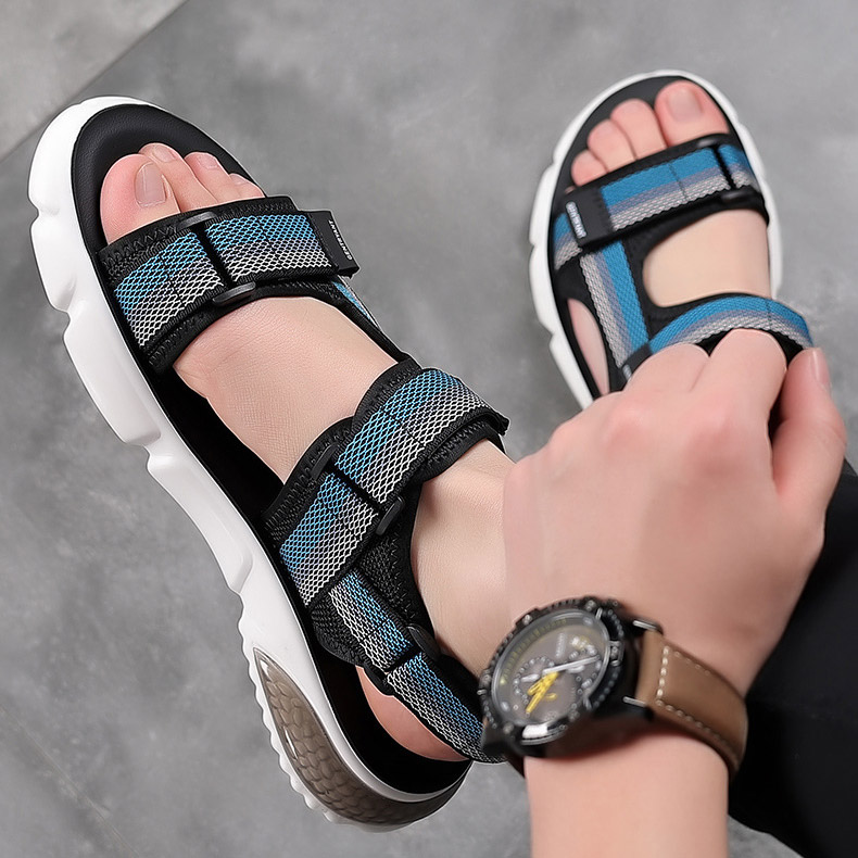 Giày xăng đan, dép quai hậu cỡ lớn 45-46 cho nam cao to chân ú bè. Big size sandals for wide feet - SD207