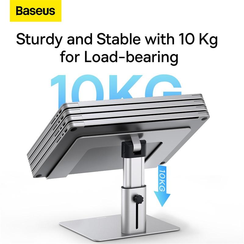 Baseus -BaseusMall VN Đế tản nhiệt cho laptop Baseus Metal Adjustable Laptop Stand (Hàng chính hãng)