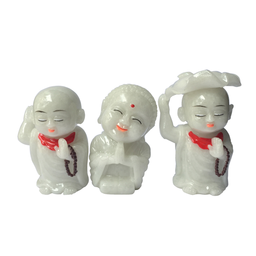 Tượng Đá Bộ Ba Chú Tiểu