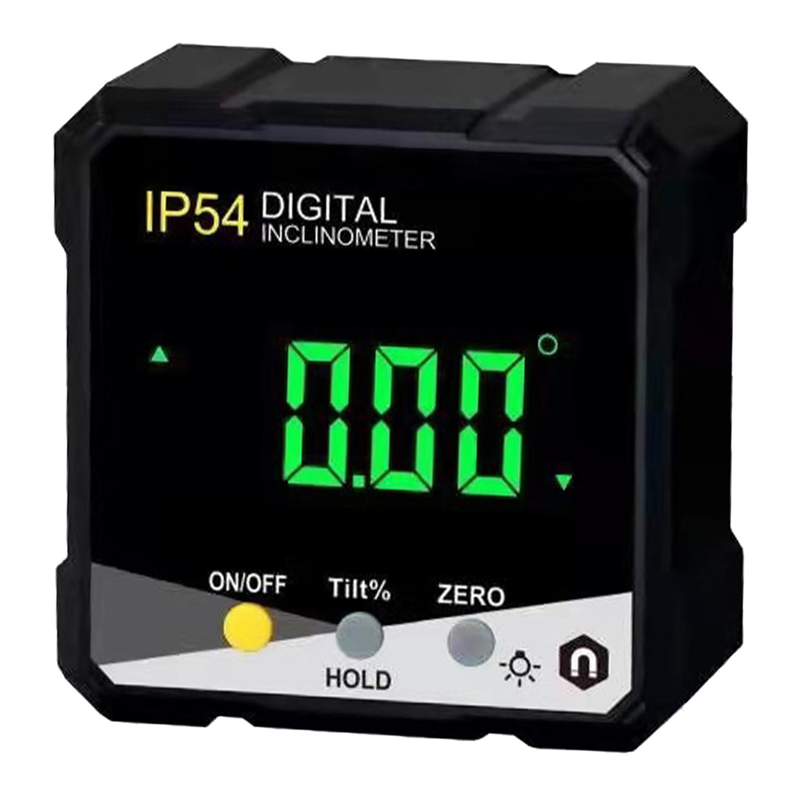 Portable Angle Finder High Precise with Magnetic Digital Inclinometer for Plumbers Carpenters
