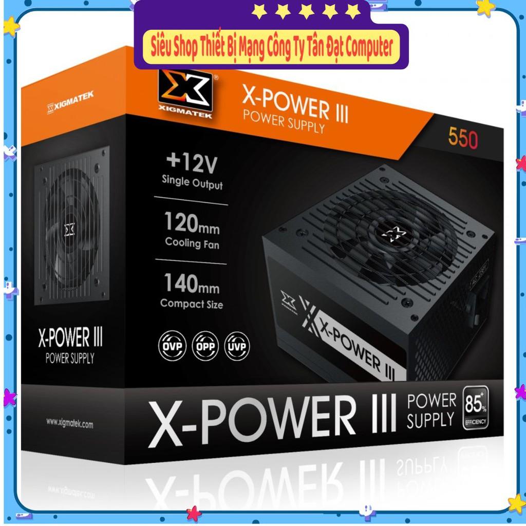 Nguồn Máy Tính Công Suất Thực XIGMATEK X-POWER III 550 - Hàng Chính Hãng