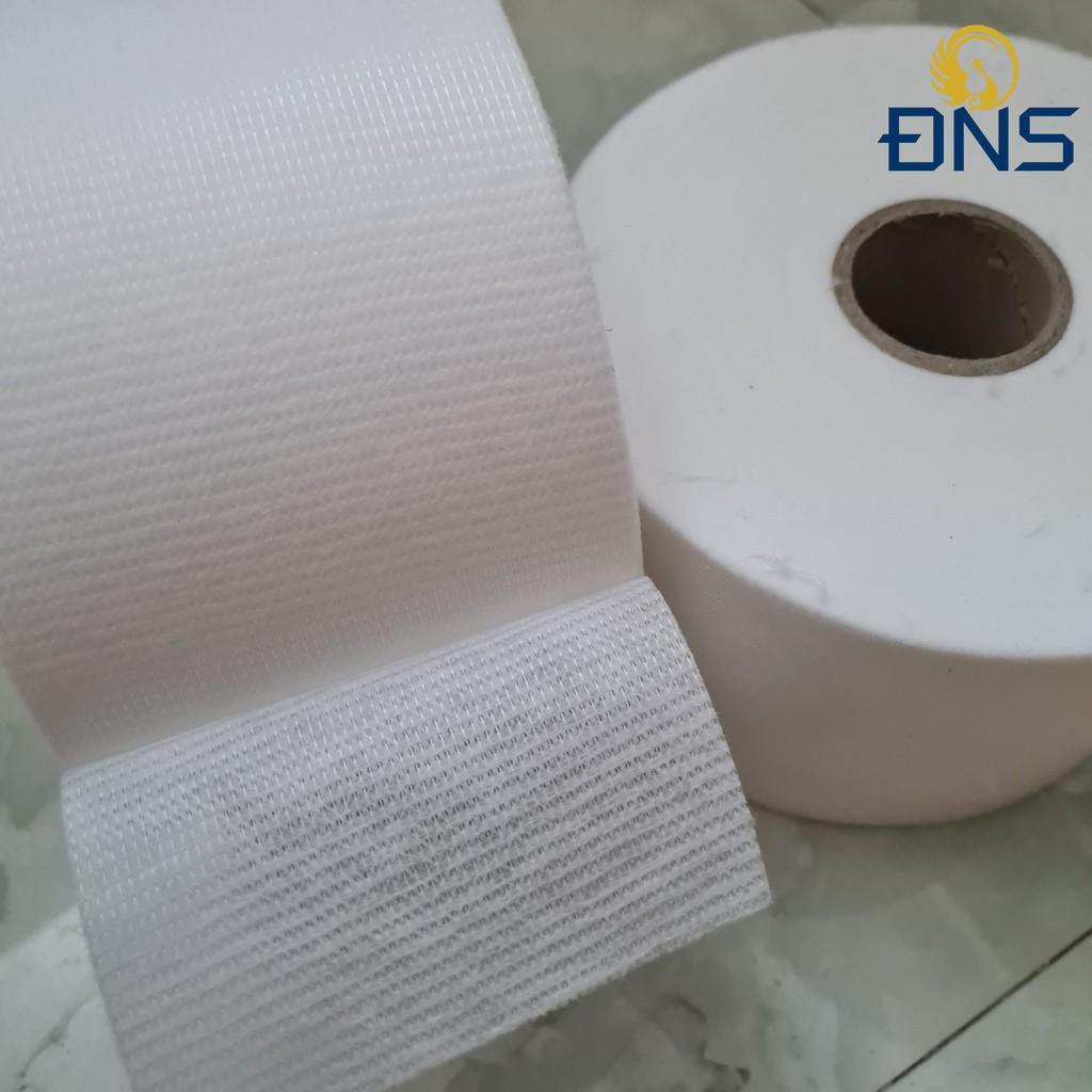 Màng Polyester phủ chống thấm, vải Polyester gia cố chống thấm mái nhà, sàn nhà, khe nứt R 10cm D 100m