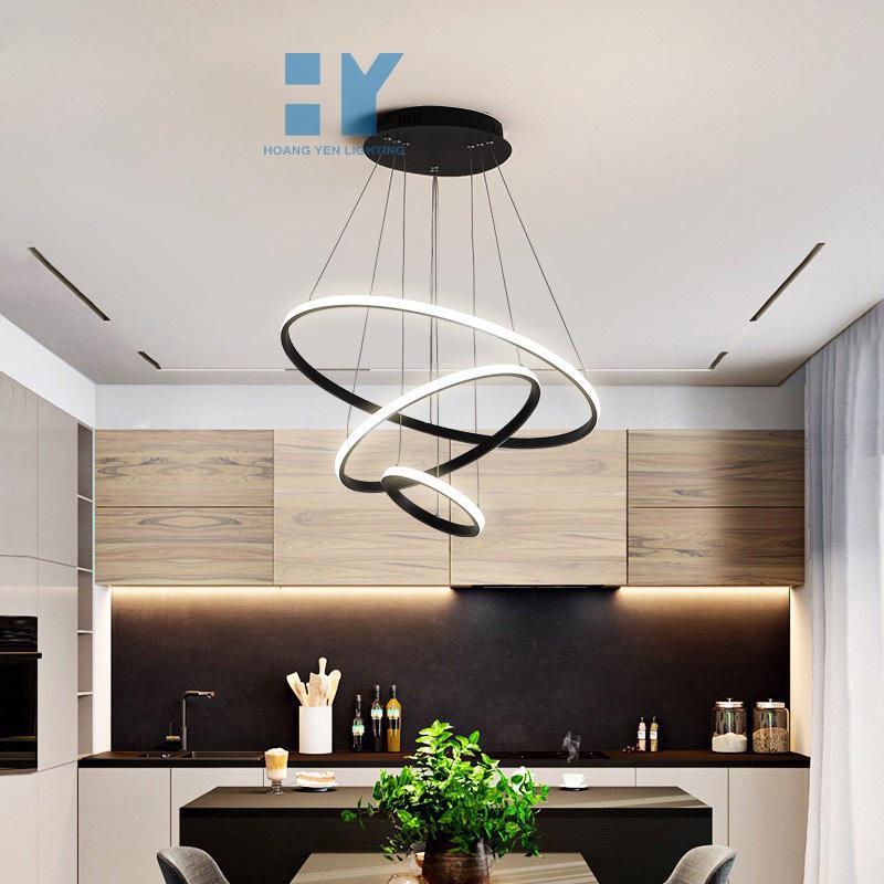 Đèn thả trần 3 vòng 3 chế độ ánh sáng HY22