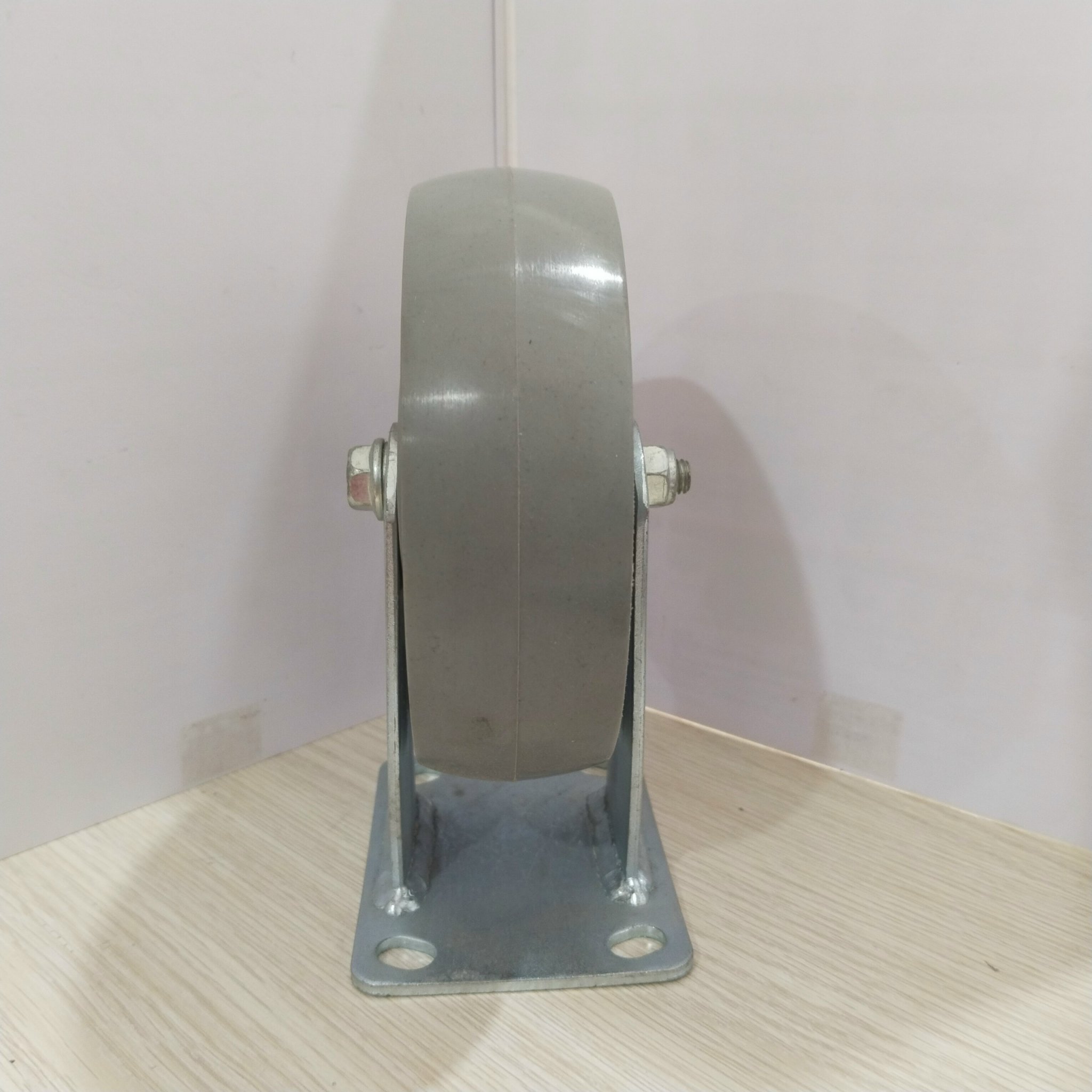 Bánh xe đẩy Pu Nanotech càng thép cố định - Happy Move Thái Lan