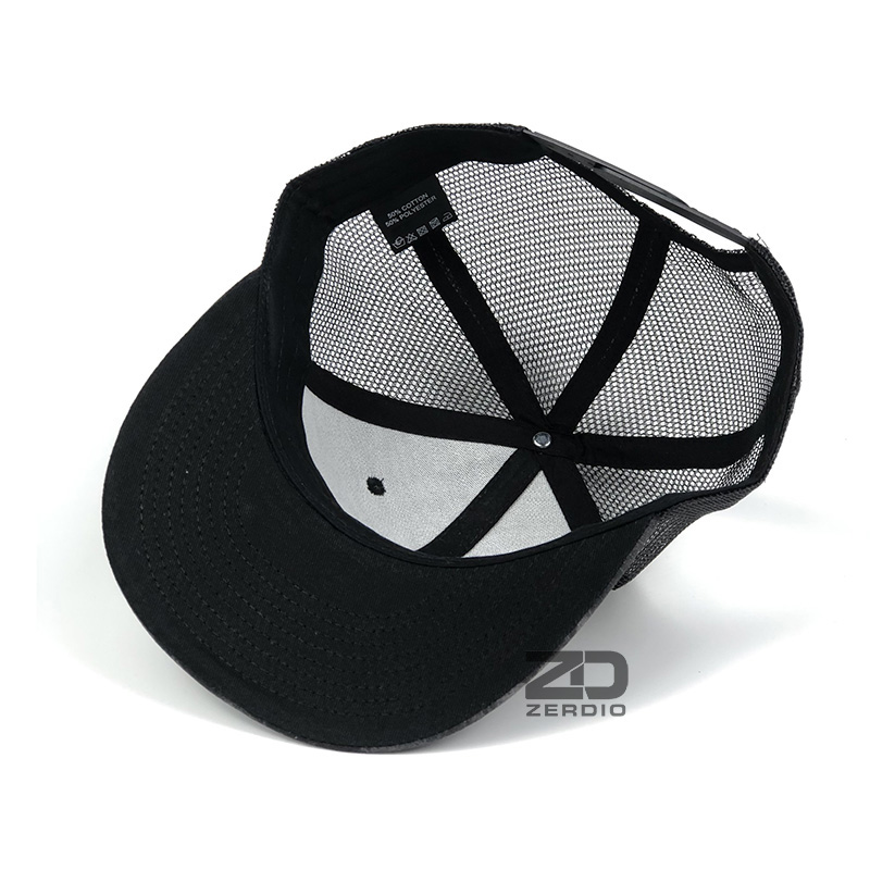 Mũ lưỡi trai hiphop, mũ snapback nam nữ phối lưới họa tiết cực chất - SN85