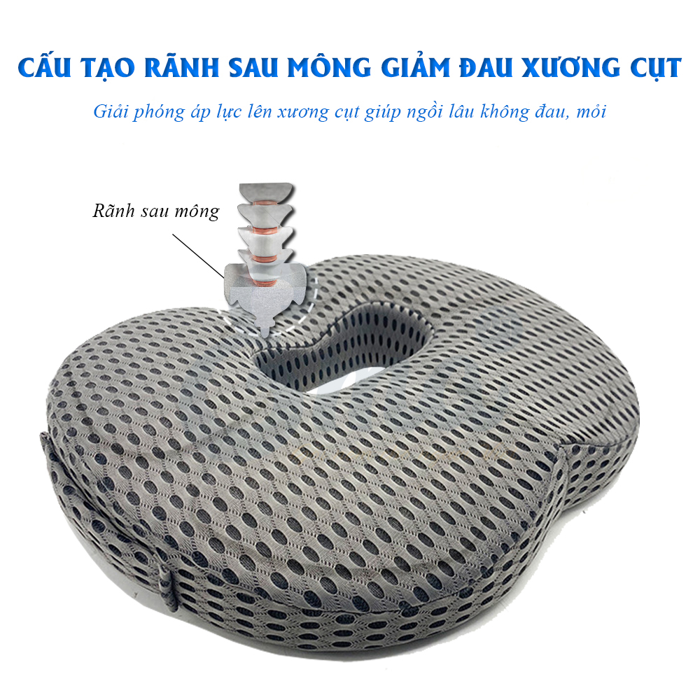 Đệm ngồi chống trĩ, đau xương cụt Ema cho dân văn phòng, lái xe, phụ nữ sau sinh