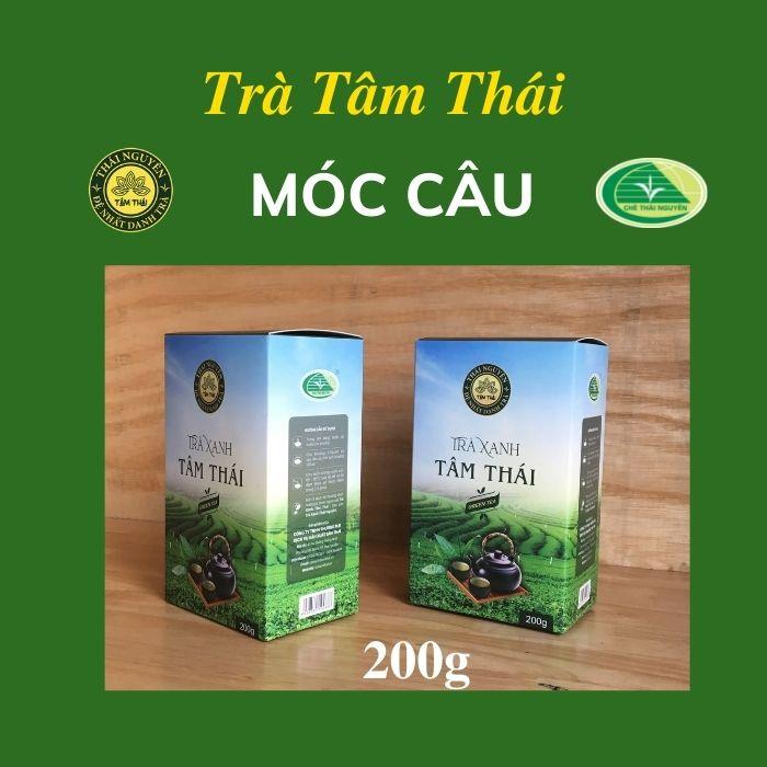 Đặc Sản Thái Nguyên - Trà Móc Câu Thái Nguyên Hộp 200G Trà Xanh Tâm Thái 2 Gói 100G Chè Thái Nguyên Hộp 200G