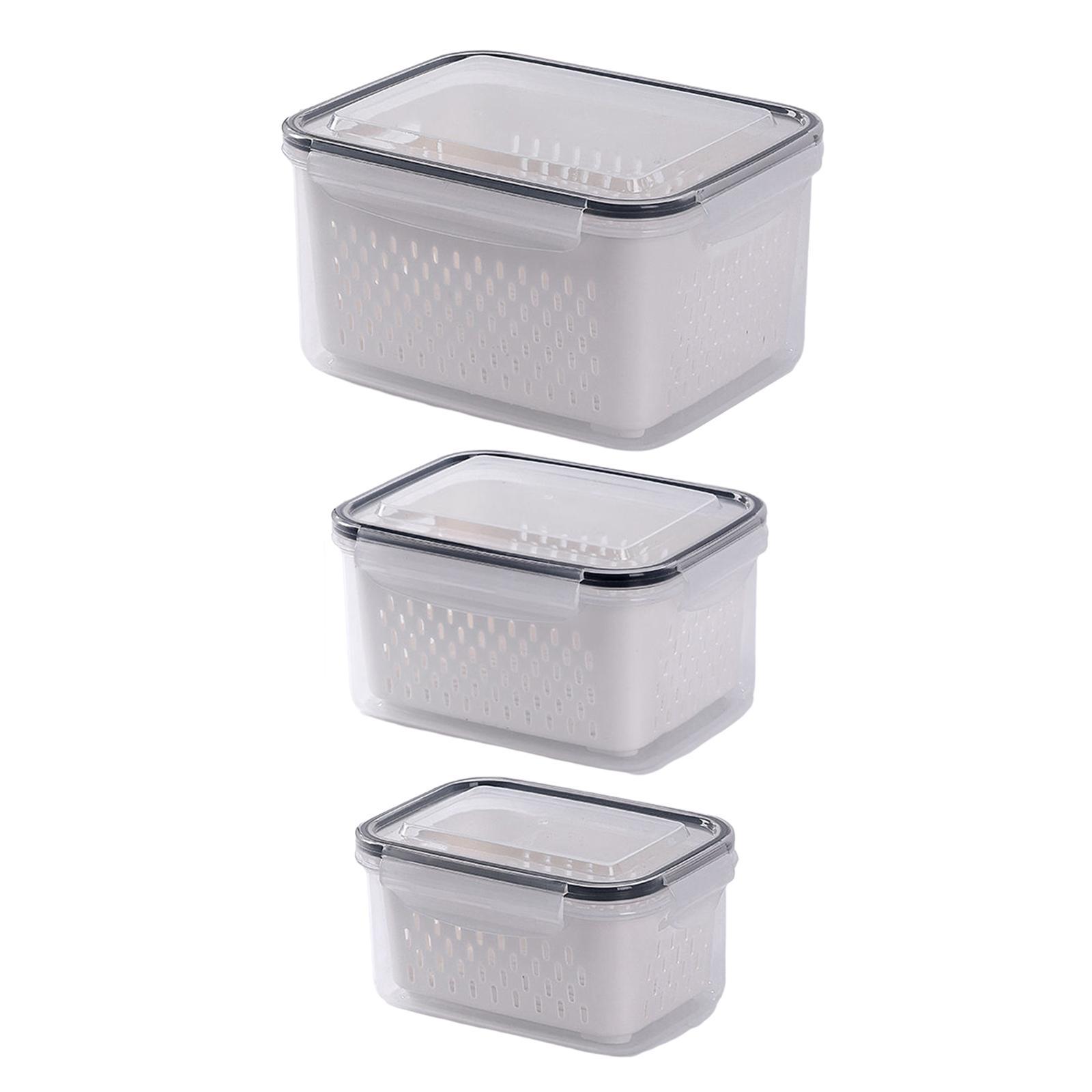3-Pack  Storage Containers Set Leak  Meal Prep Container