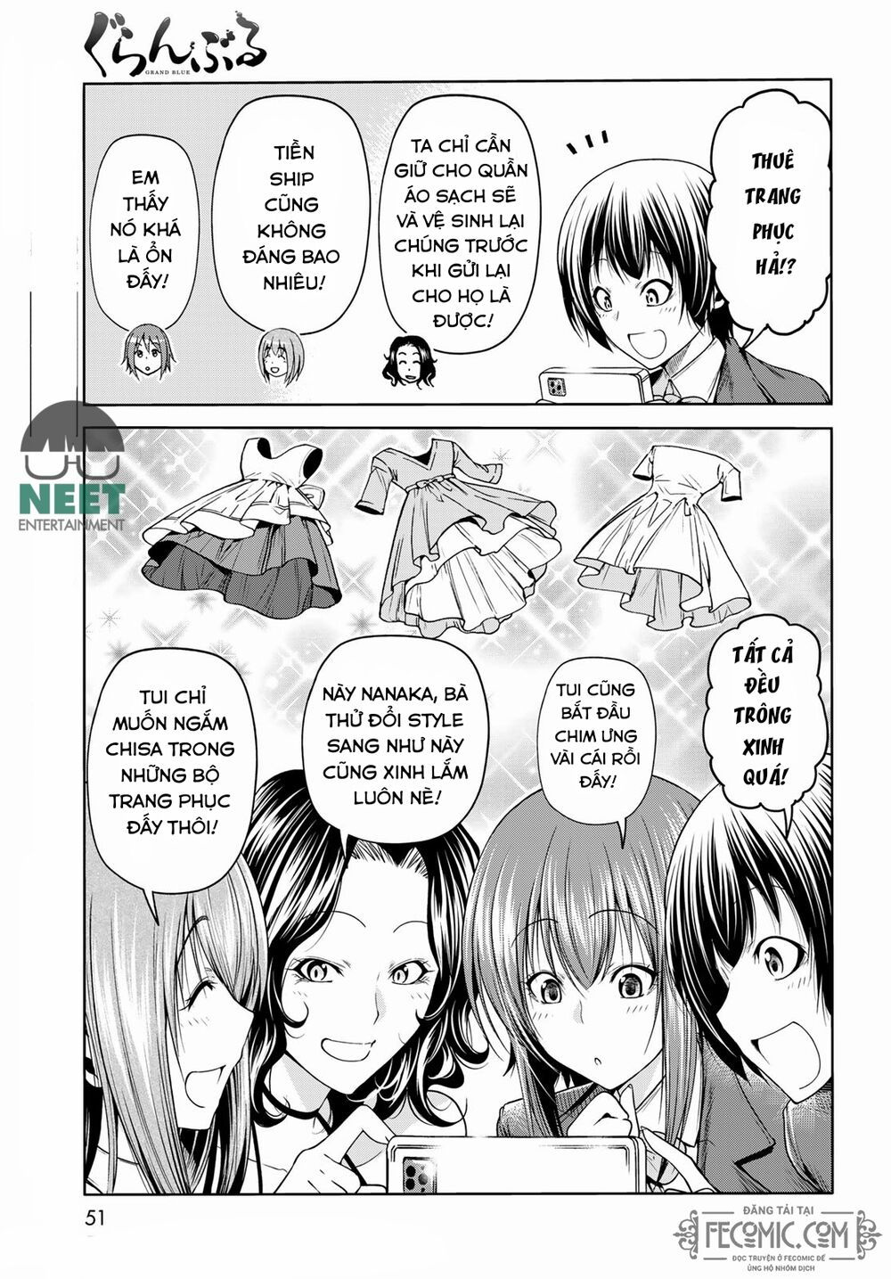 cô gái thích lặn - grand blue chapter 75 17