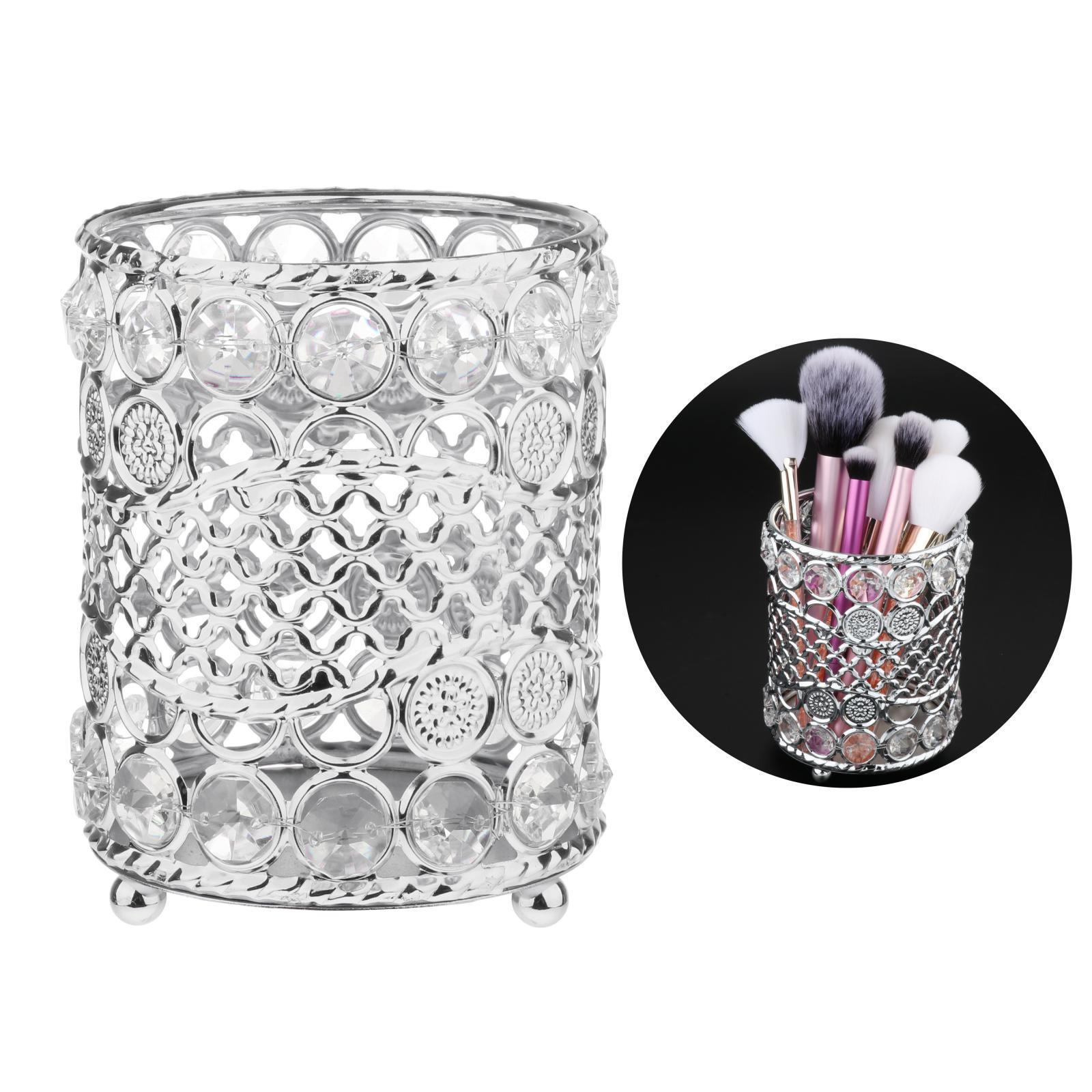 2pcs Makeup Brush Storage Holder Jewelry Organizer Box Bedroom Desk Decor
