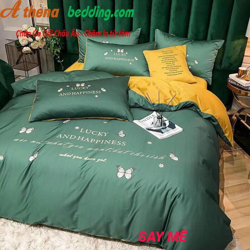 Set Chăn ga gối 4 món COTTON Hàn
