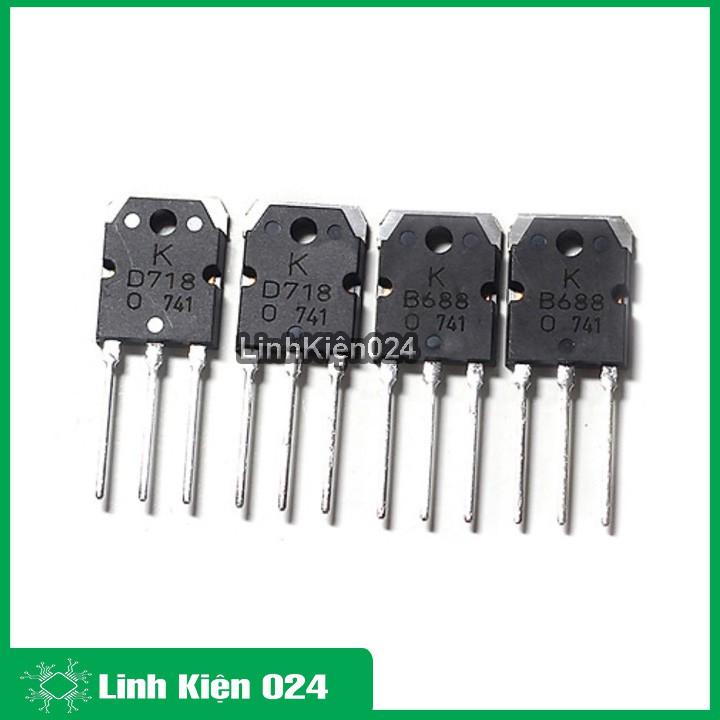 Combo 4 Con Transistor D718 và B688 ( Mỗi Loại 2 Con )