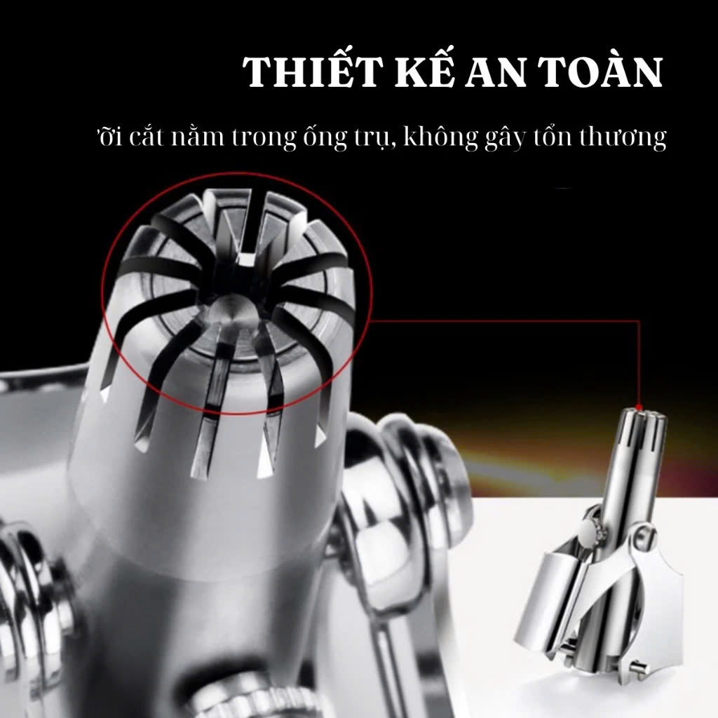 Máy tỉa lông mũi bỏ túi tiện lợi dễ dàng làm sạch nhanh - Hàng nhập khẩu