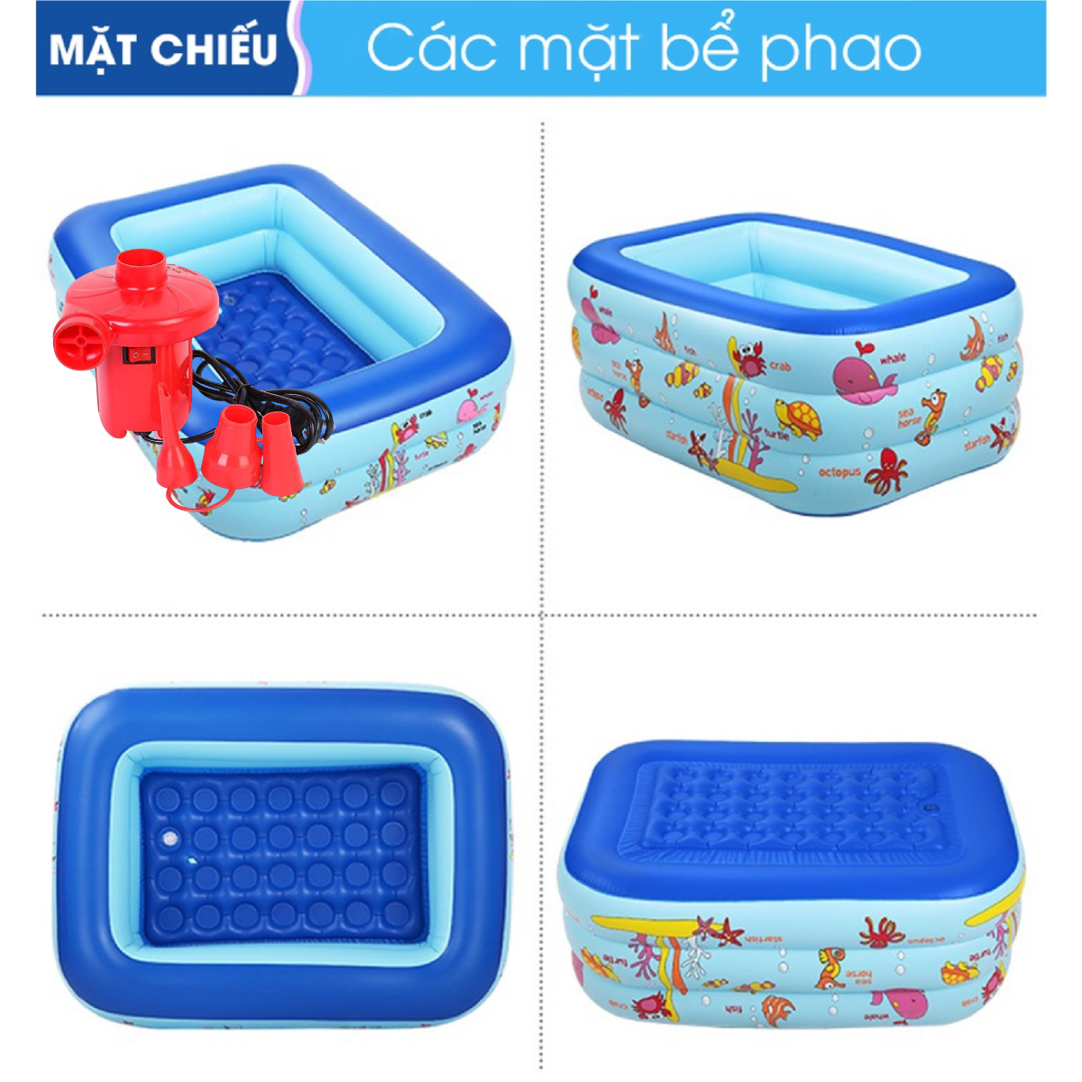 [LOẠI XỊN] (FREE SHIP)Bể Bơi Phao Bơi Trong Nhà Cho Trẻ Em, Hồ Bơi Tắm Cho Bé Dày Dặn - Chính hãng Amalife