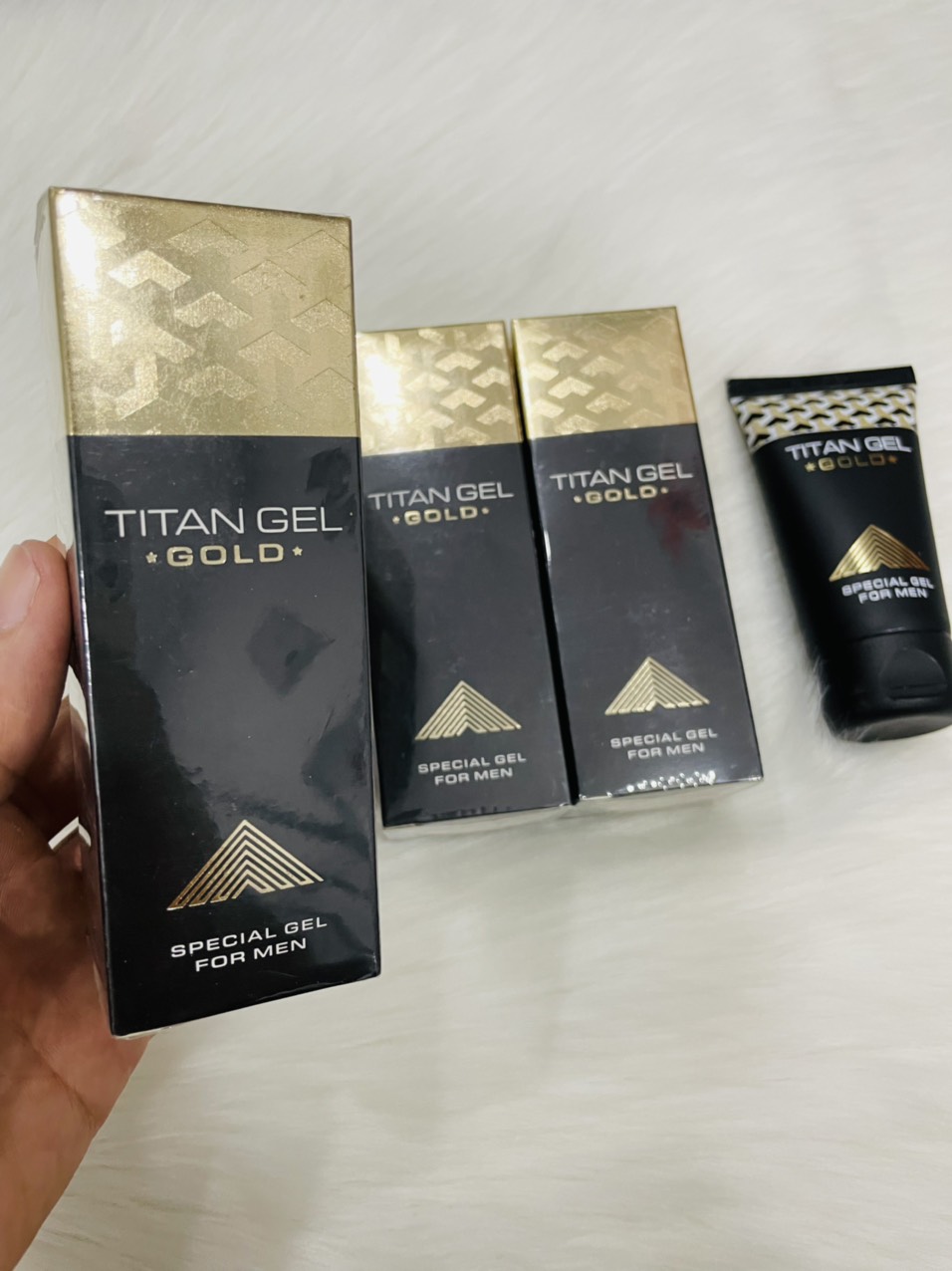 Titan Gel 50ml phiên bản Gold giới hạn giúp tăng kích thước, kéo dài thời gian (hàng Nga)