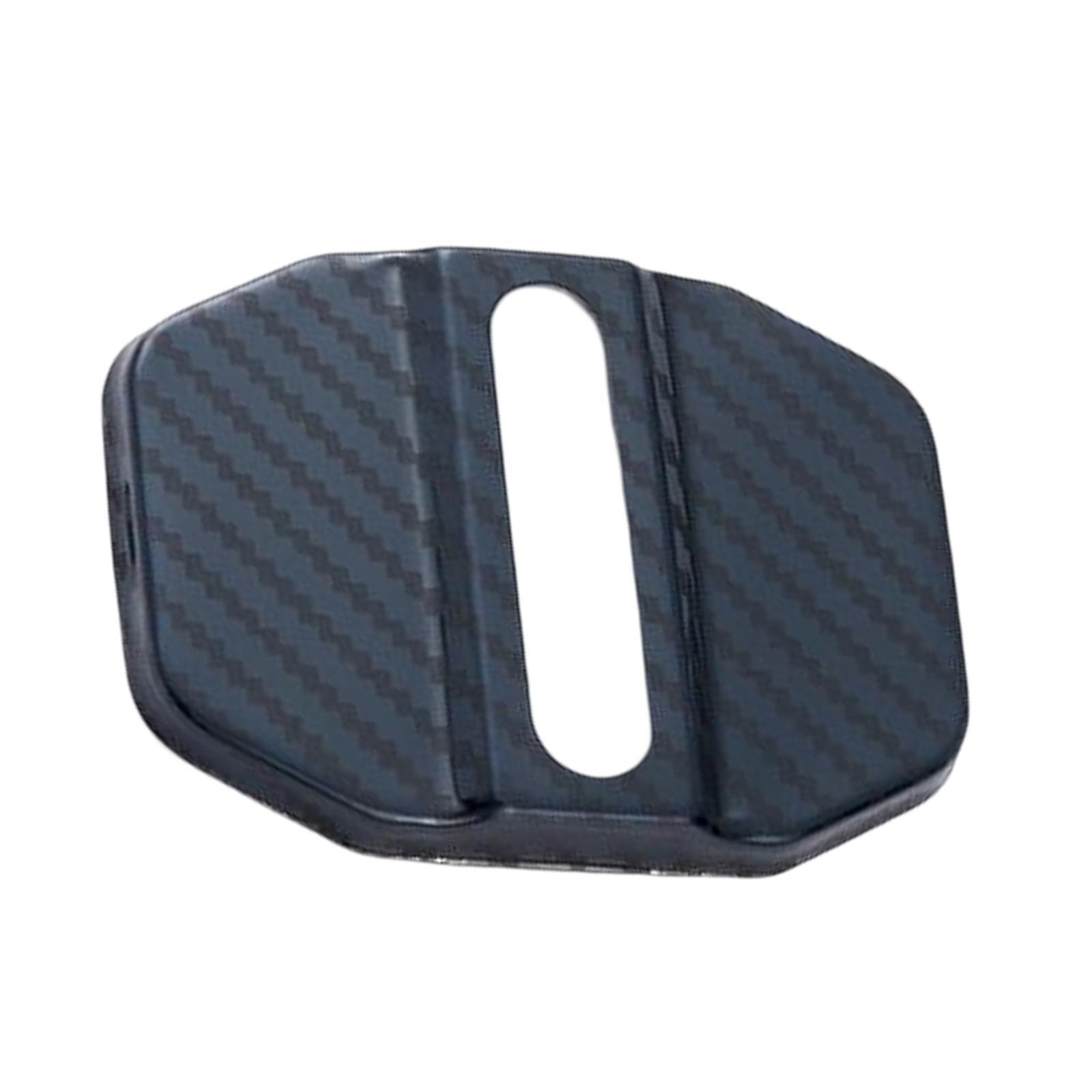 4  Door Lock Covers for    Stainless Black