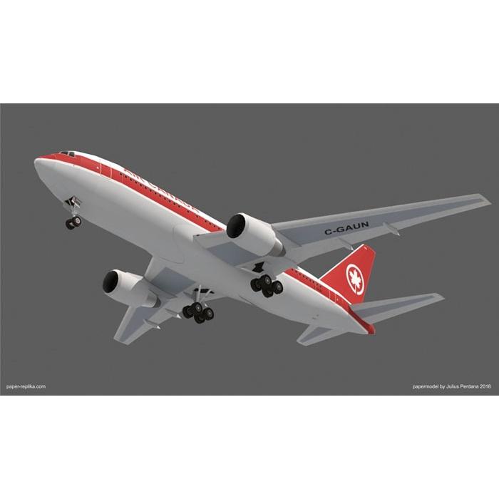 Mô hình giấy Boeing 767-200 Air Canada tỉ lệ 1/100