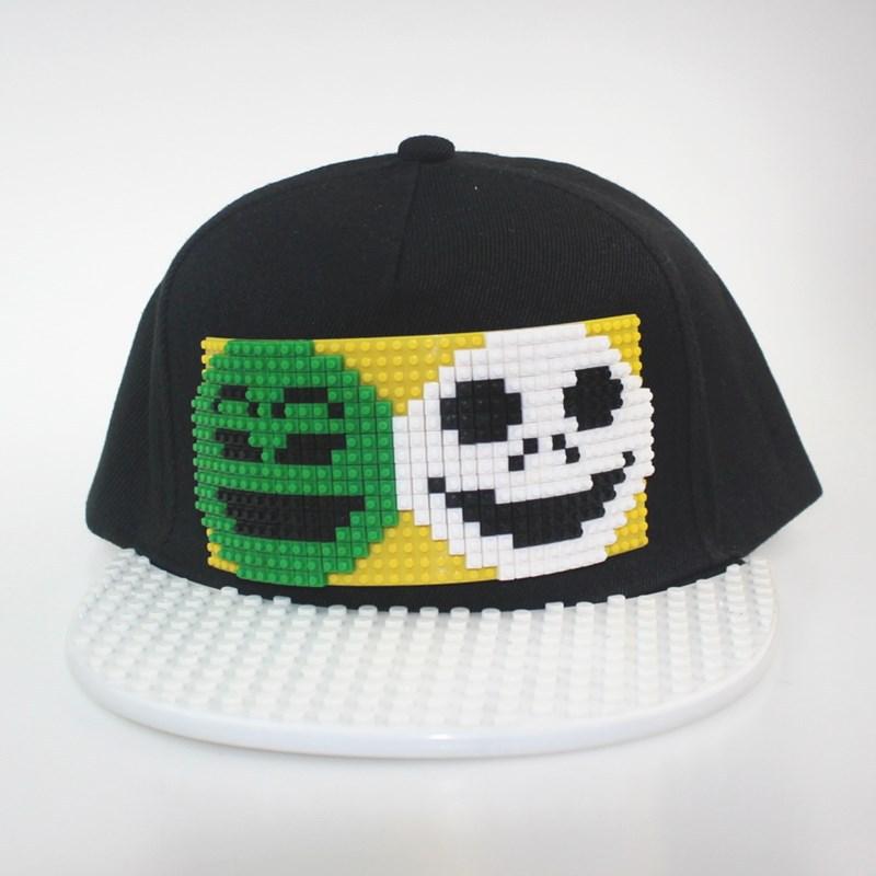 Hoạt Hình Miếng Dán Cường Lực Mũ Lưỡi Trai Bóng Chày Tự Làm Khối Mũ Snapback Hip Hop Dành Cho Nam Nữ Có Thể Tháo Rời Tùy Chỉnh DIY Mũ Bóng Chày