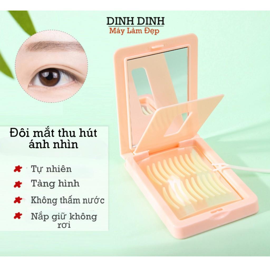 Set dán  kích mí trong suốt Y hộp 300 miếng (150 cặp) kèm gương.