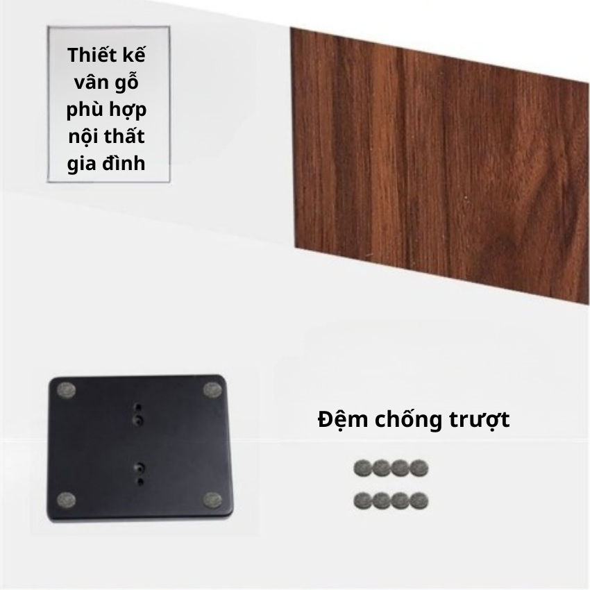 Bộ 2 Chân Loa Gỗ E1-65 Tăng Giảm Được Chiều Cao, Bệ Đỡ Loa Chống Rung
