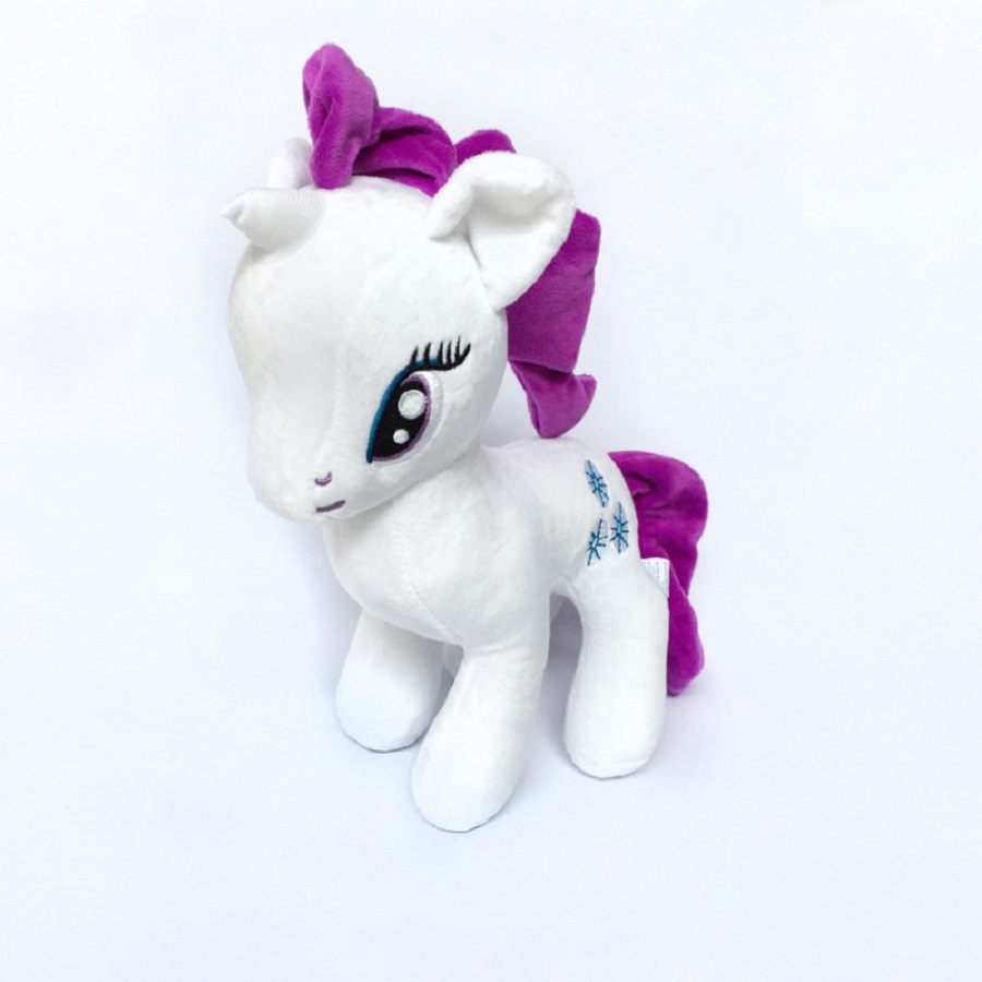 Ngựa Pony trắng nhồi bông đáng yêu size 30cm