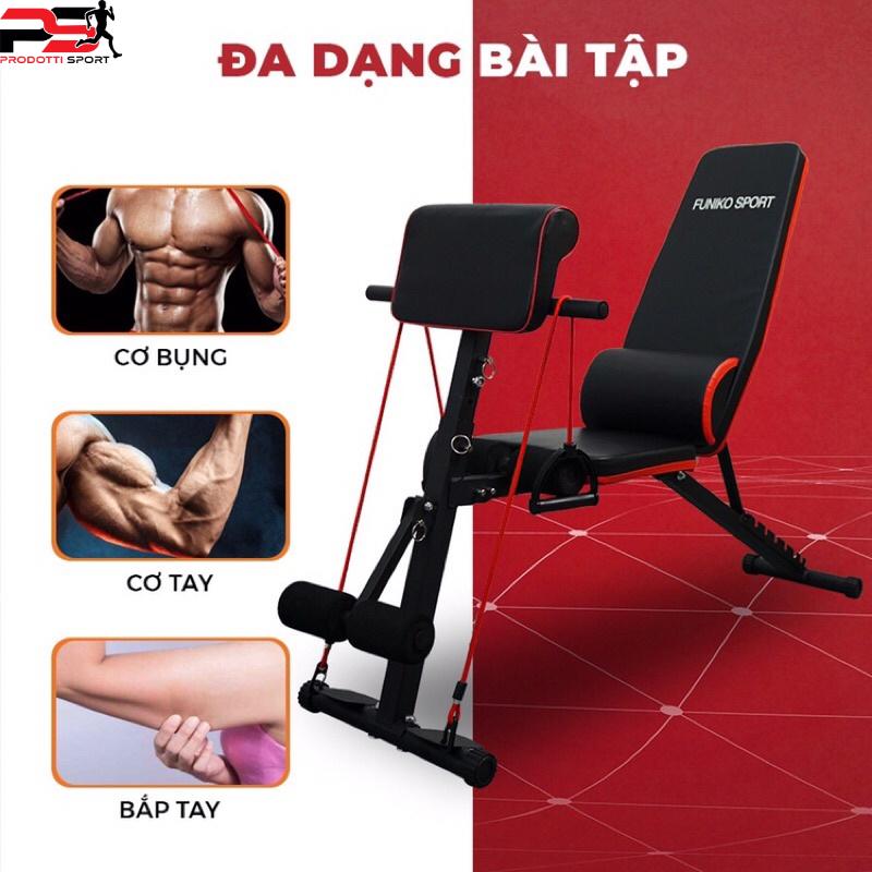 Ghế Tập Gym, Tập Tạ Đa Năng Hỗ Trợ Tập Cơ Tay, Bắp Tay, Cơ Bụng P189 Bảo Hành 12 Tháng