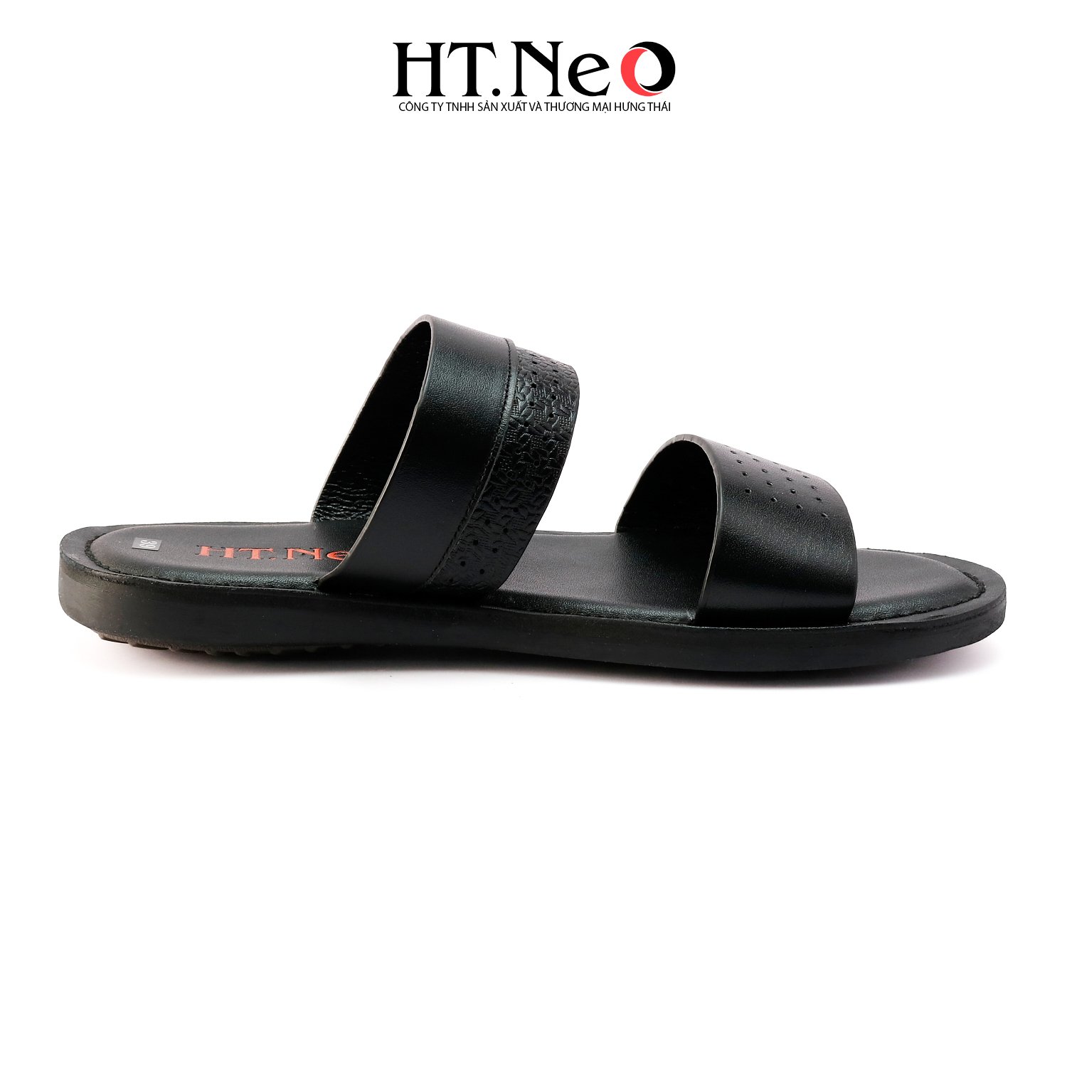 Sandal nam HT.NEO, da cao cấp, đế cao su, thiết kế trẻ trung, đi êm chân, thoải mái SD131