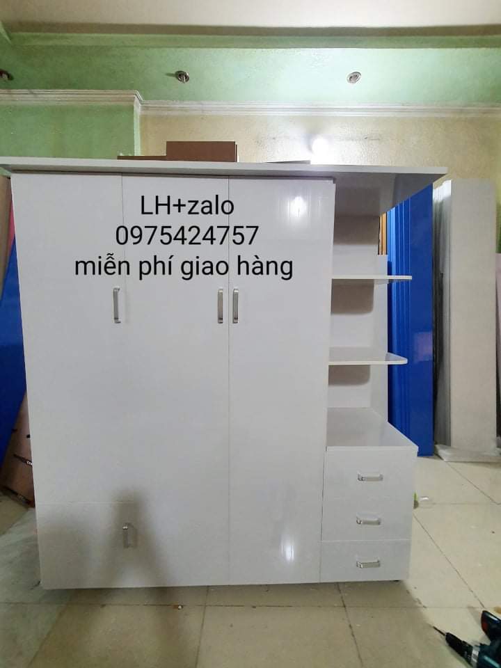Tủ nhựa đài loan 3 cánh 1 kệ
