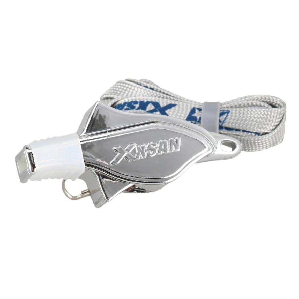 Survival Whistle Football Soccer Sports Referee Whistle & Lanyard
