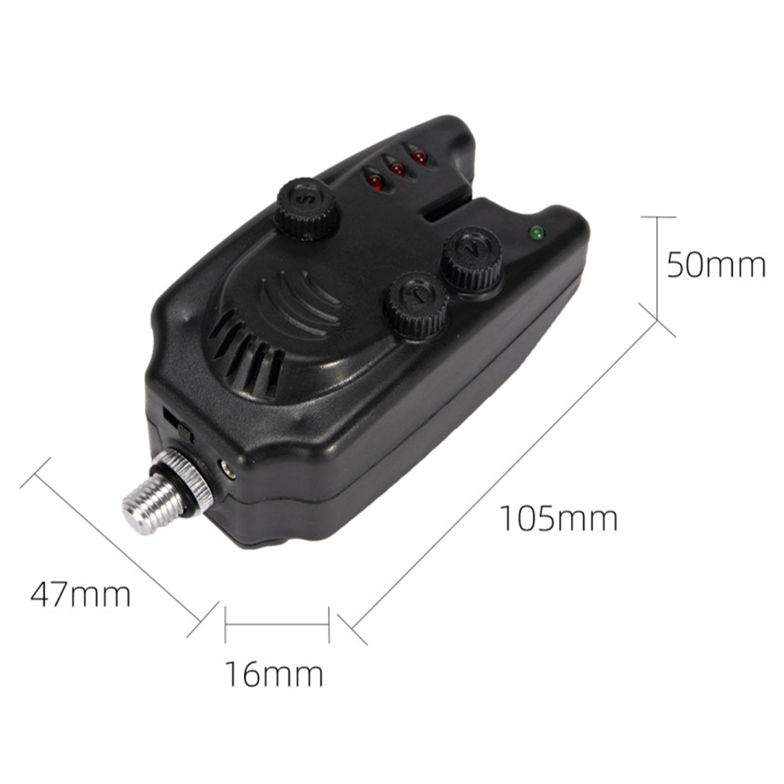 High Sensitive Fishing Bite Alarm Indicator LED Light Sound Bite Bell Tools