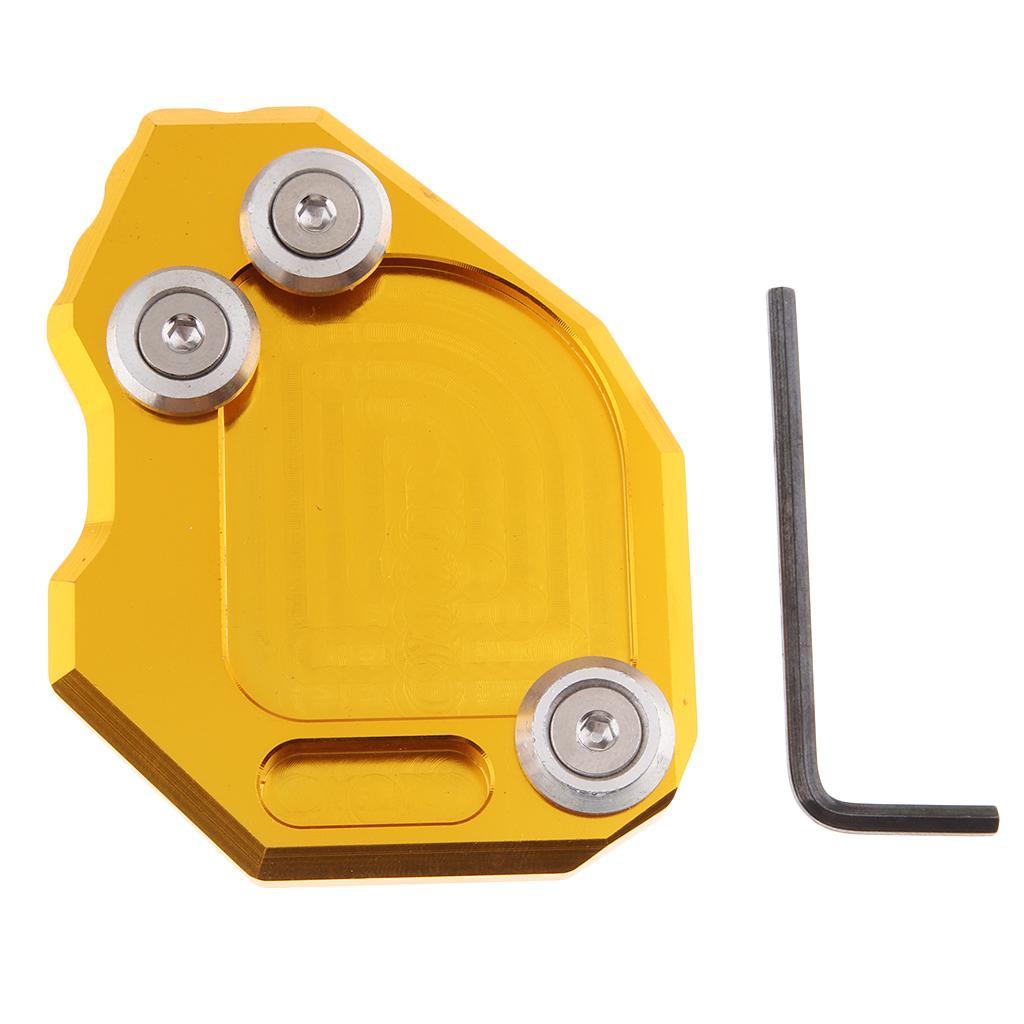 Side Stand Enlarge Kickstand Extension Plate Pad for  F800GS 08-15 Gold