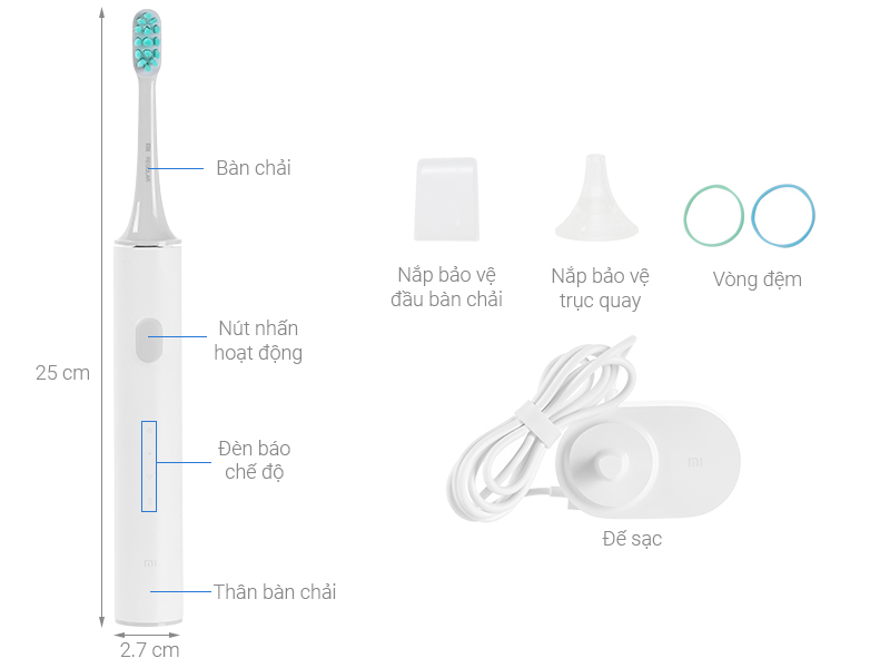 Bàn chải điện T300, T500