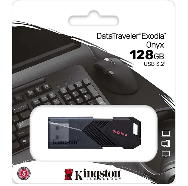 USB Kingston 3.2 Gen 1 DataTraveler Exodia Onyx 64G / 128G / 256G - Hàng Chính Hãng
