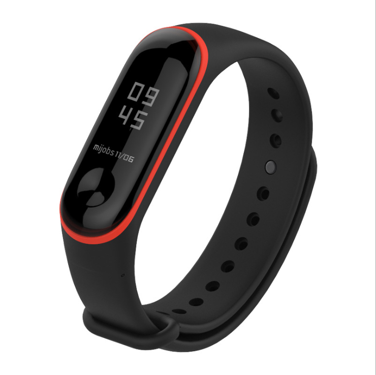 Dây đeo thay thế cho Xiaomi Miband 3 và 4 MB02 viền mầu