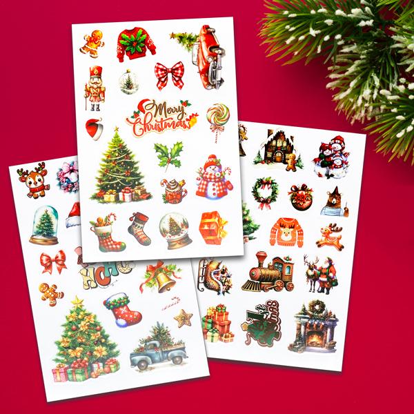 Bộ 25 Pet Sticker Merry Christmas - Teenage PS-02