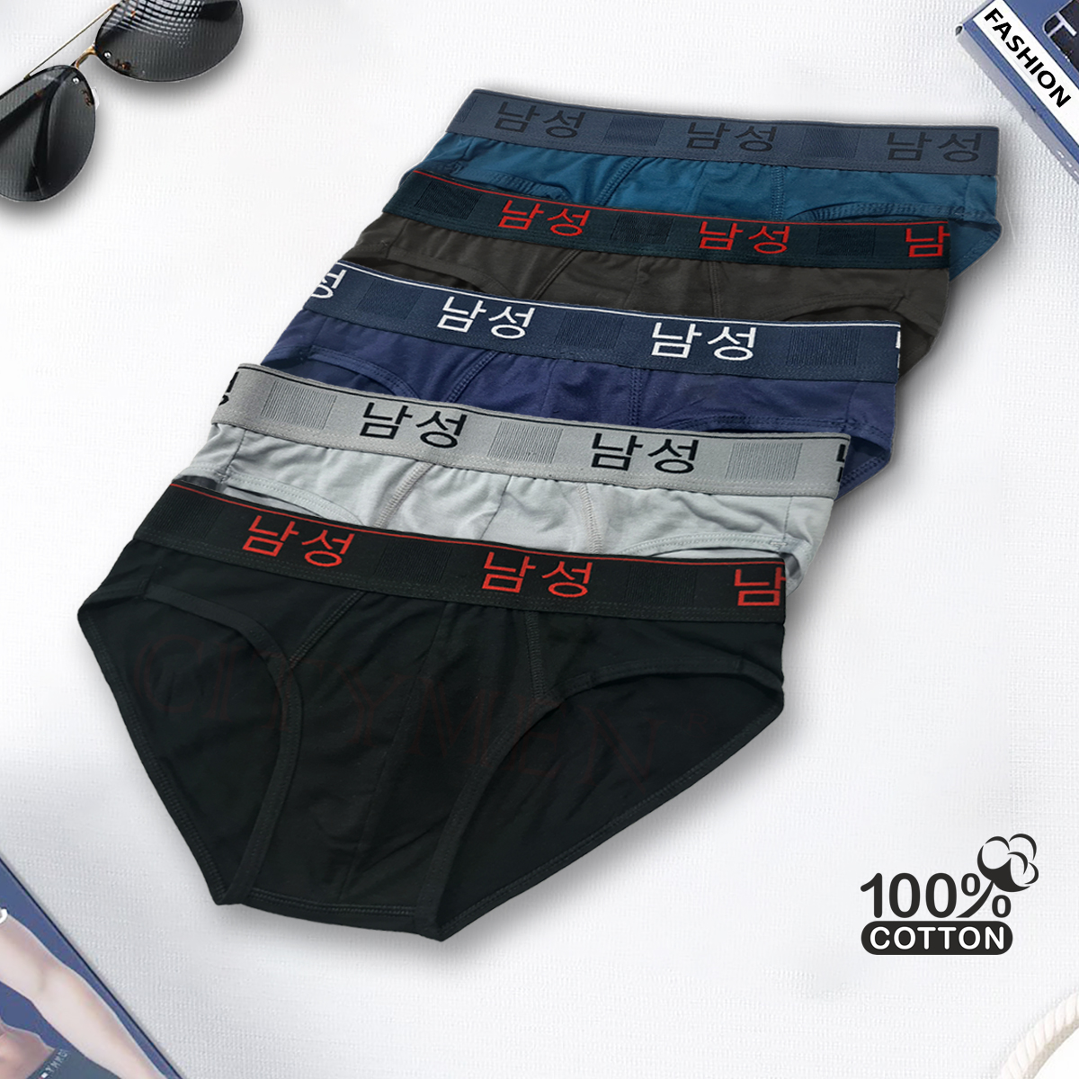 Combo 4 Quần Lót Nam hiệu CITYMEN vải cotton co giãn 4 chiều lưng Hàn Quốc cao cấp màu ngẫu nhiên, đồ lót - LMTK-HANAC