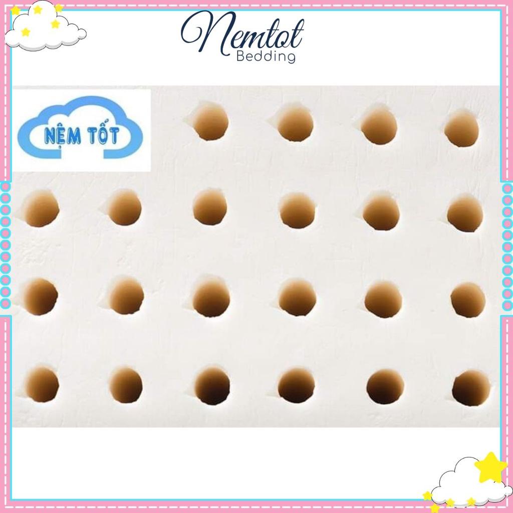Ruột gối ôm cao su thiên nhiên Liên Á chính hãng giá tốt, gối cao su 100% tự nhiên mẫu mới - Nemtotbedding
