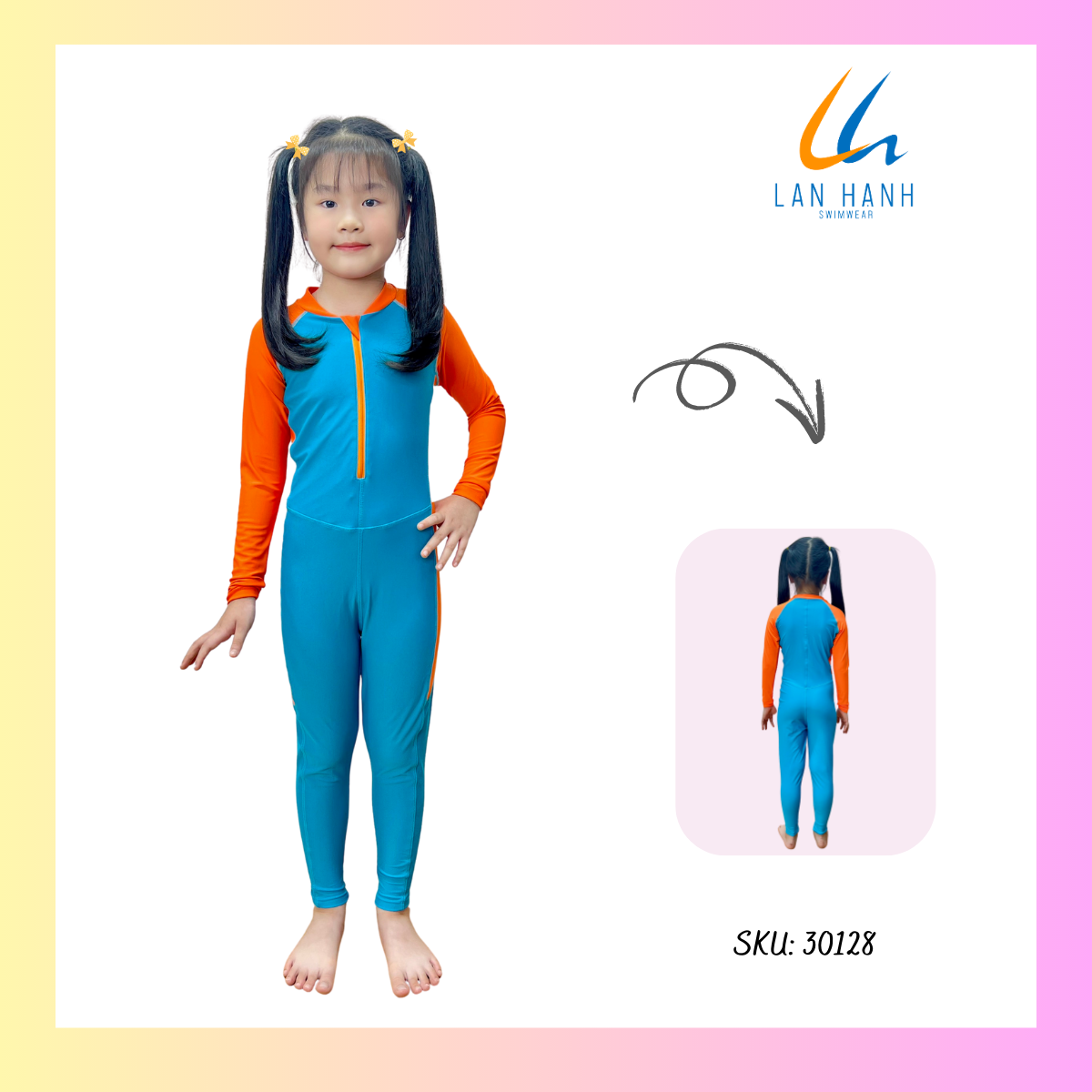Bộ Bơi BG Một Mảnh Dài 30128/30128L