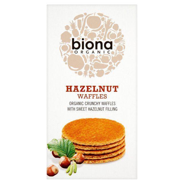 Bánh waffles hạt phỉ hữu cơ Biona 175g