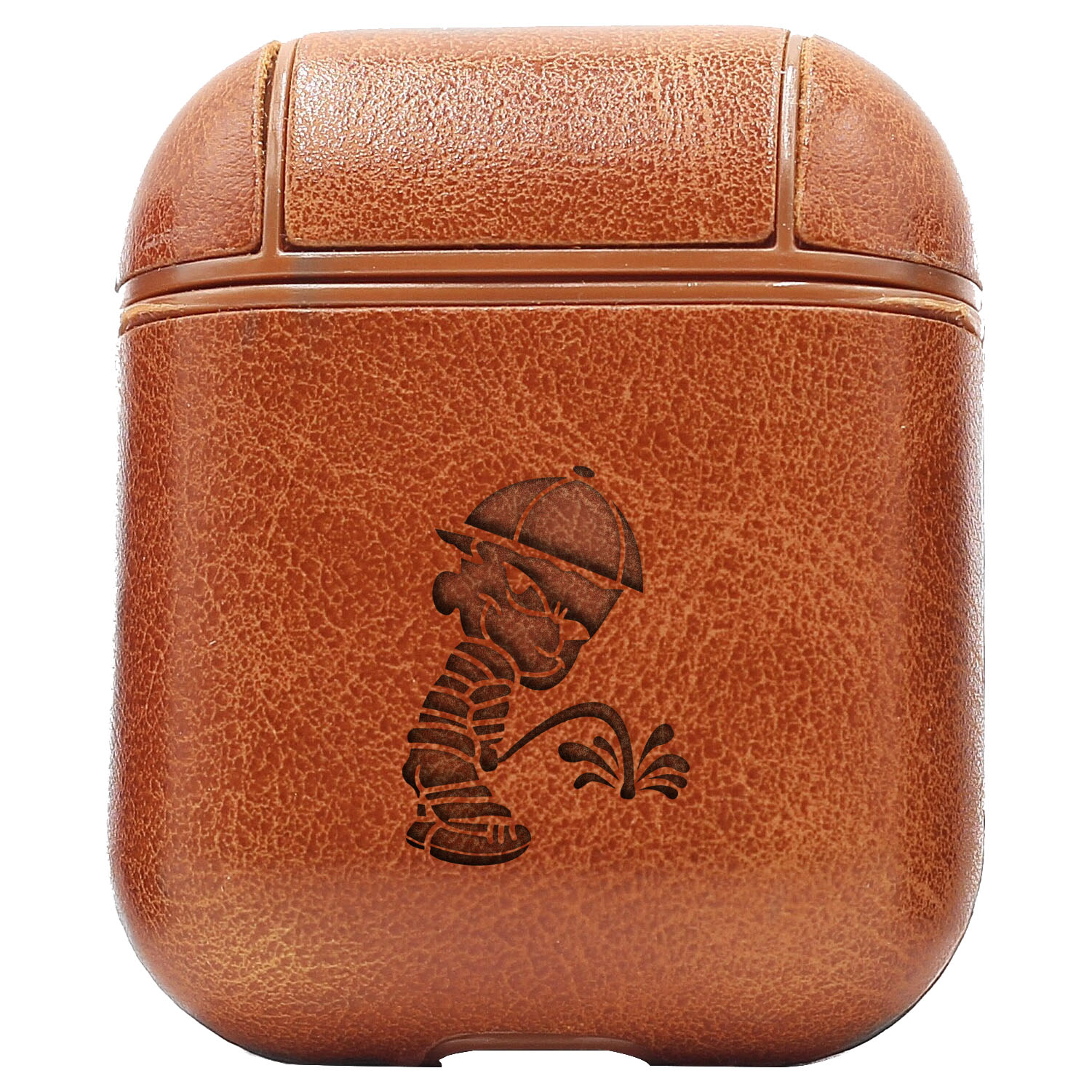 Bao Da Cover Apple Airpods 1 / 2 Premium  Khắc Hình Boy Pissing