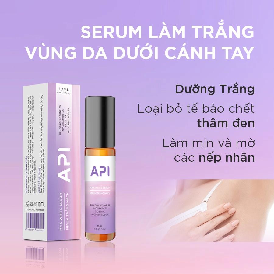 Son Nách API - Serum Trắng Nách , Lăn Nách Mee Natural Mờ Thâm Cấp Ẩm 10ml