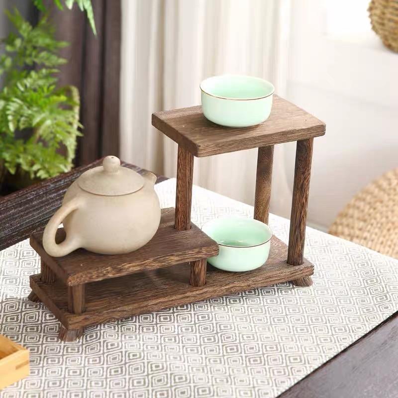 Kệ mini để bàn trang trí bộ trà tách trà, hoặc trang trí trưng bày