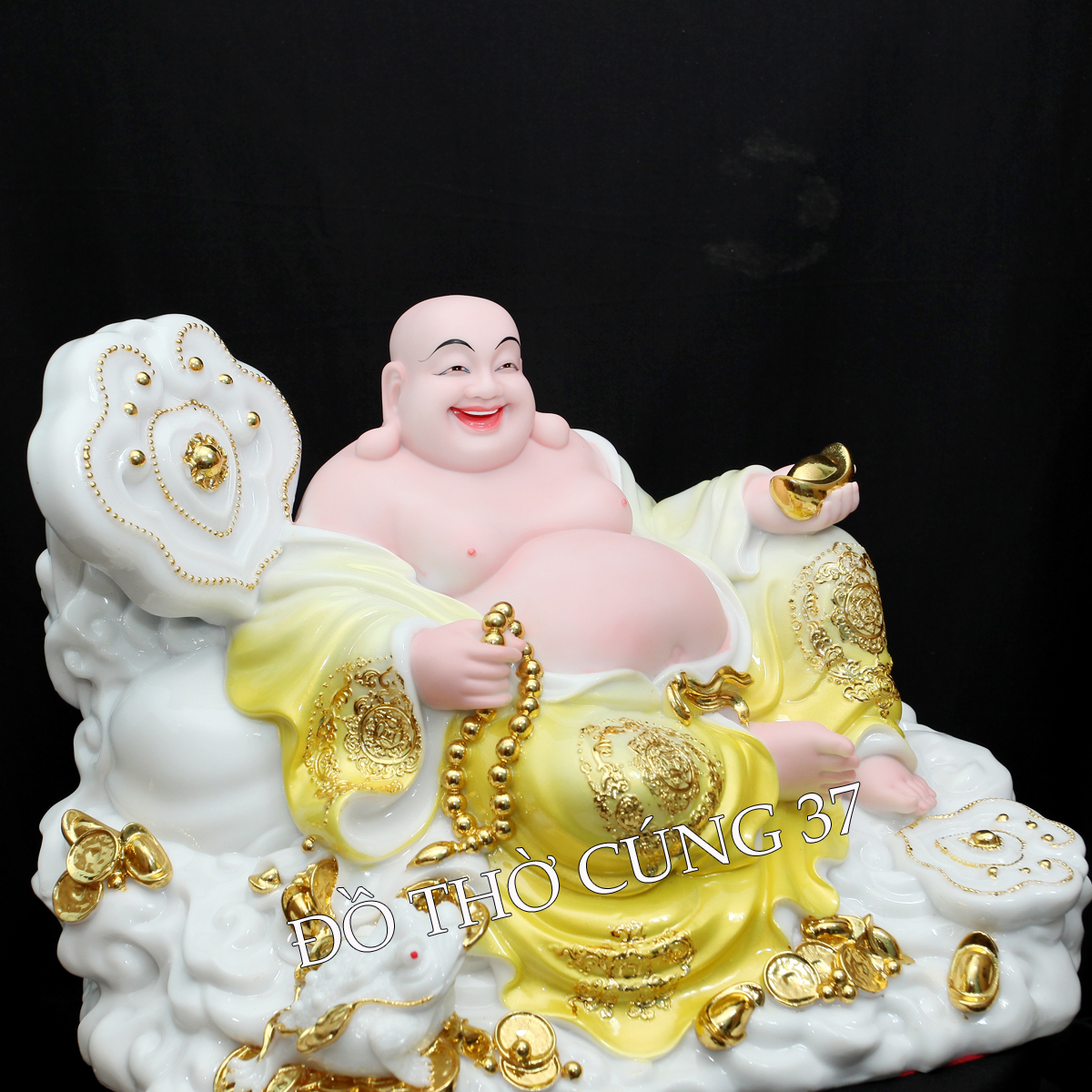 TƯỢNG PHẬT DI LẠC - ÁO VÀNG
