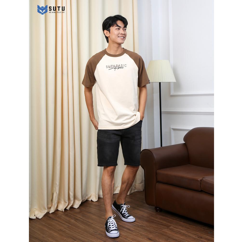 Áo thun unisex nam nữ  Local Brand RAGLAN SUTU Basic, hình in cao cấp, form rộng over