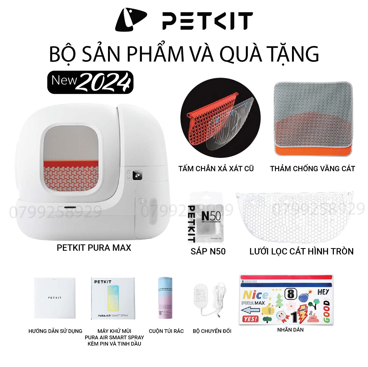 Nhà Vệ Sinh Cho Mèo Petkit, Máy Vệ Sinh Tự Động Cho Mèo Pura Max Máy Dọn Phân Mèo