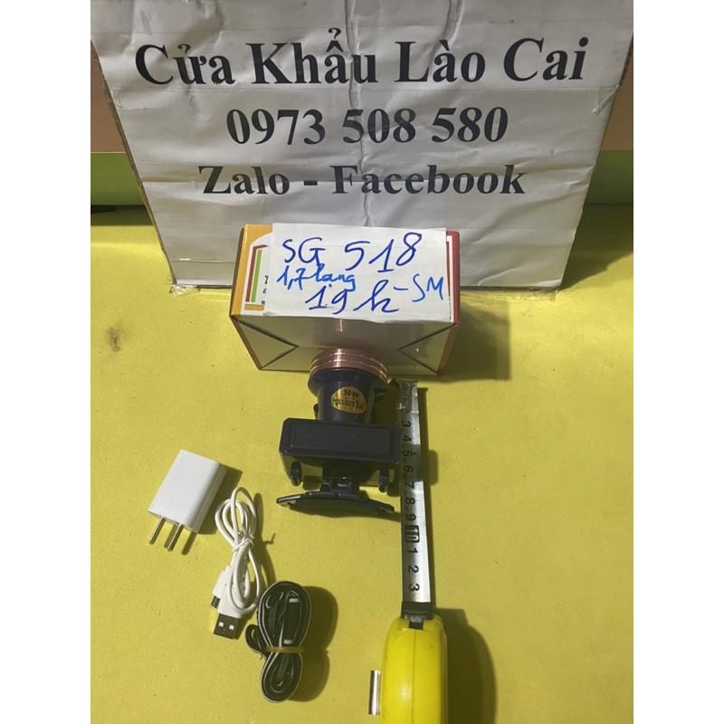 Đèn pin đeo đầu SG5-18 pin cực lâu- kèm sạc dự phòng