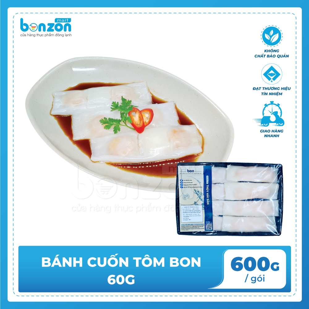 Bánh cuốn tôm BON 600gr