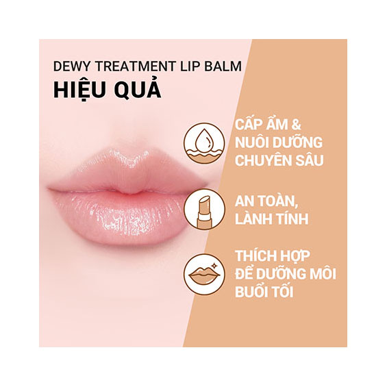 Son dưỡng bóng môi INNISFREE Dewy Treatment Lip Balm 3.2g