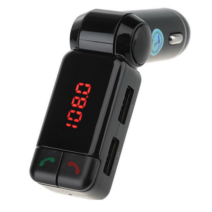 Tẩu Nghe Nhạc MP3 Bluetooth Trên Ô Tô Kiêm Sạc Điện Thoại BC-06 