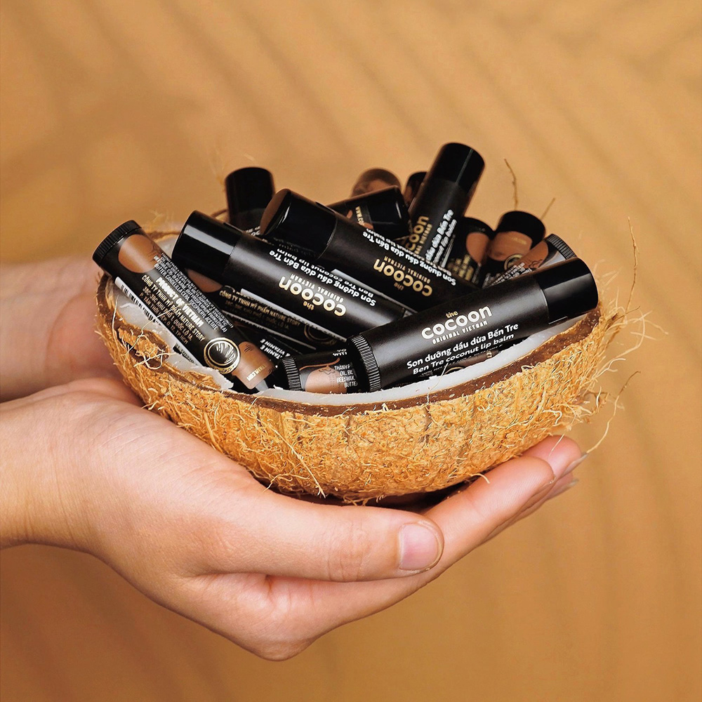 Son dưỡng dầu dừa Bến Tre Cocoon 5g - mỹ phẩm MINH HÀ cosmetics